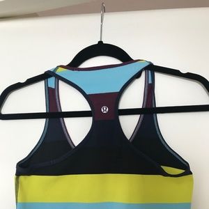 Lululemon Cool Racerback Tank Summer Stripes